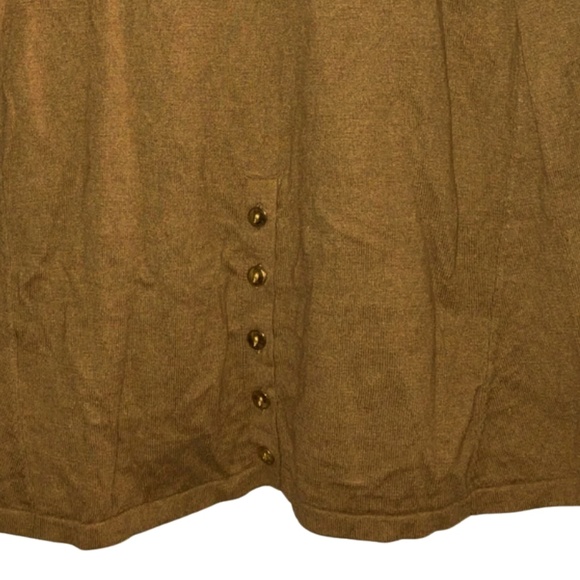 LP | Tan Sweater w/ Button Detail - Picture 6 of 7